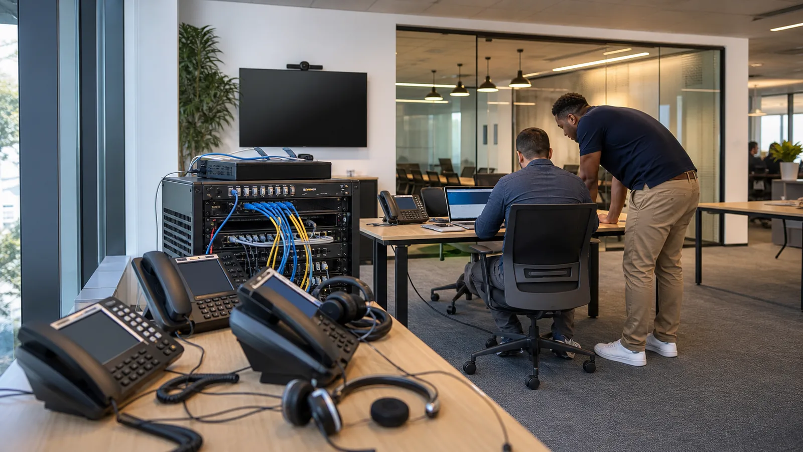 Cannabis Network Services team reviewing cannabis operations technology requirements for AI MSP NYC — Cannabis Technology Operations